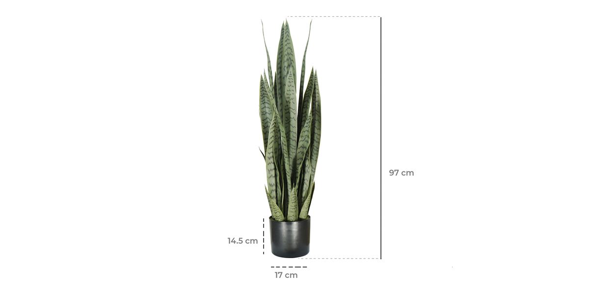 Planta Artificial Sansevieria Verde