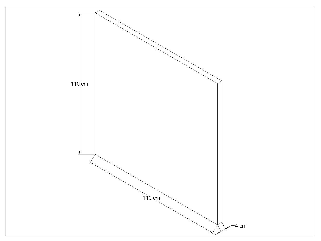 Cuadro Decorativo 110 x 110 cm Fluidez Multicolor