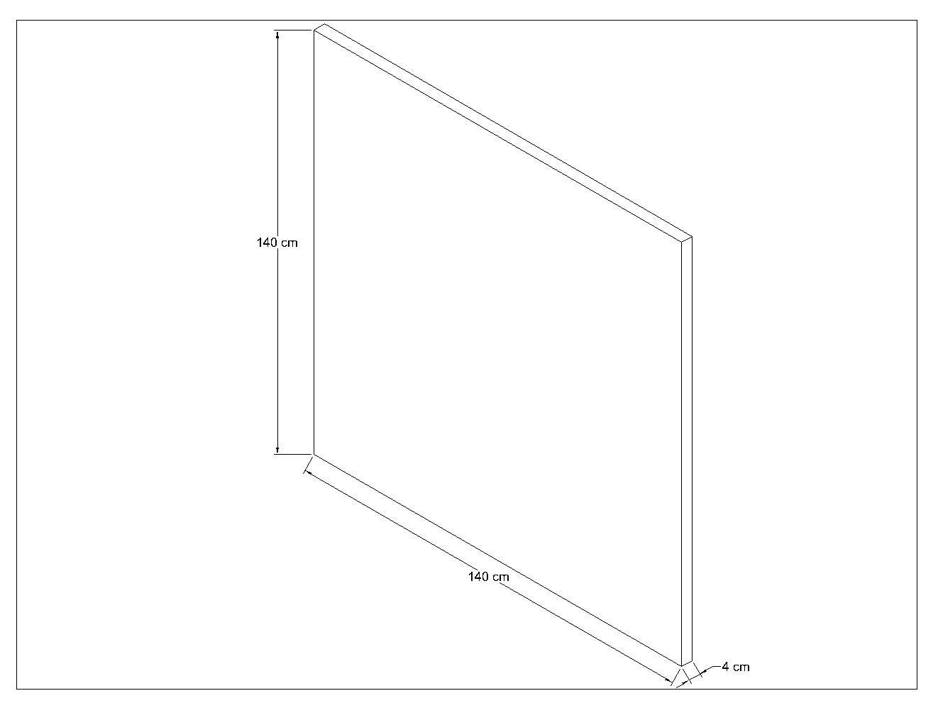 Cuadro Decorativo 140 x 140 cm Hollin Multicolor