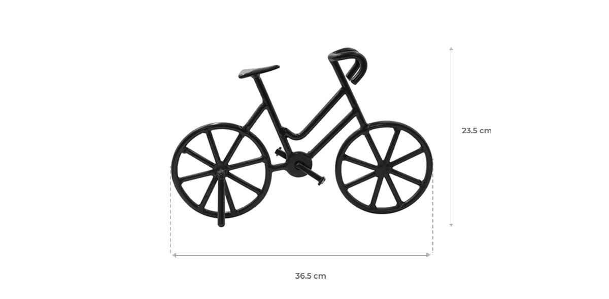 Figura Decorativa Bicicleta Cnr Negro