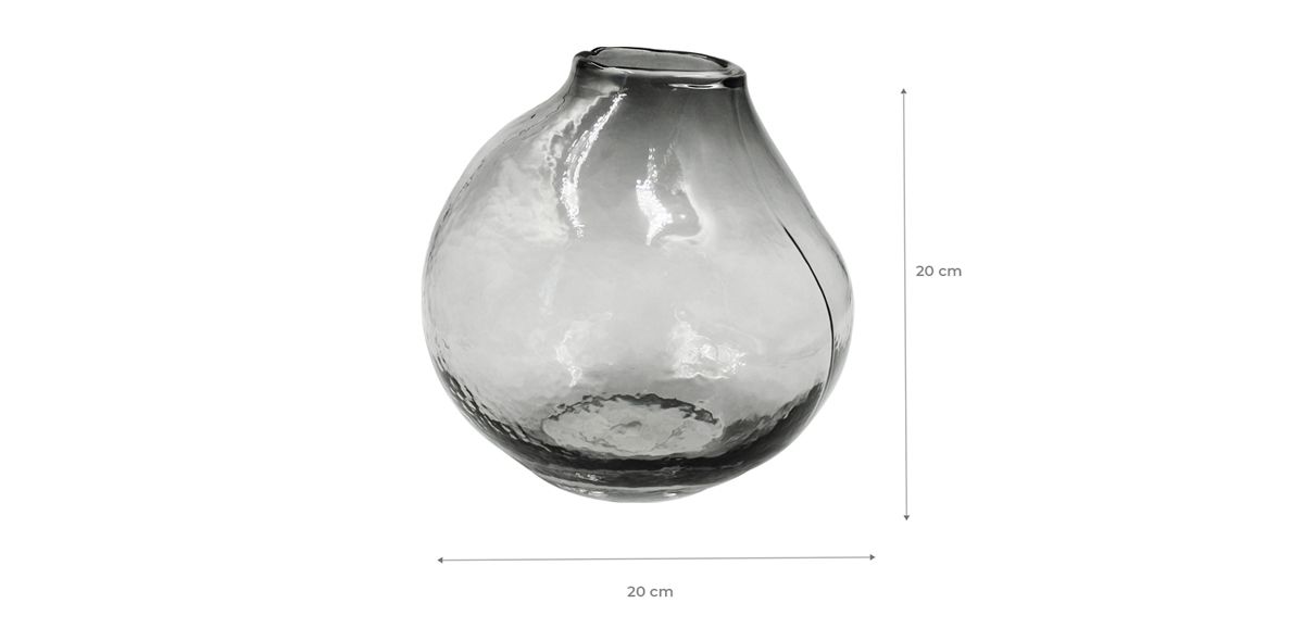 Florero Gde Bora Bora Cnr Gris