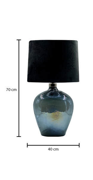 Lámpara de Cristal Maguana Dzo Azul