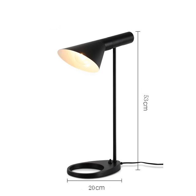 Lámpara de Mesa Swan Negro