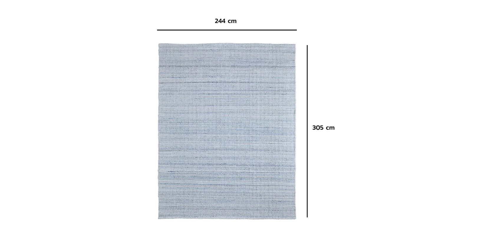 Tapete 244 x 305 cm Limerick Azul