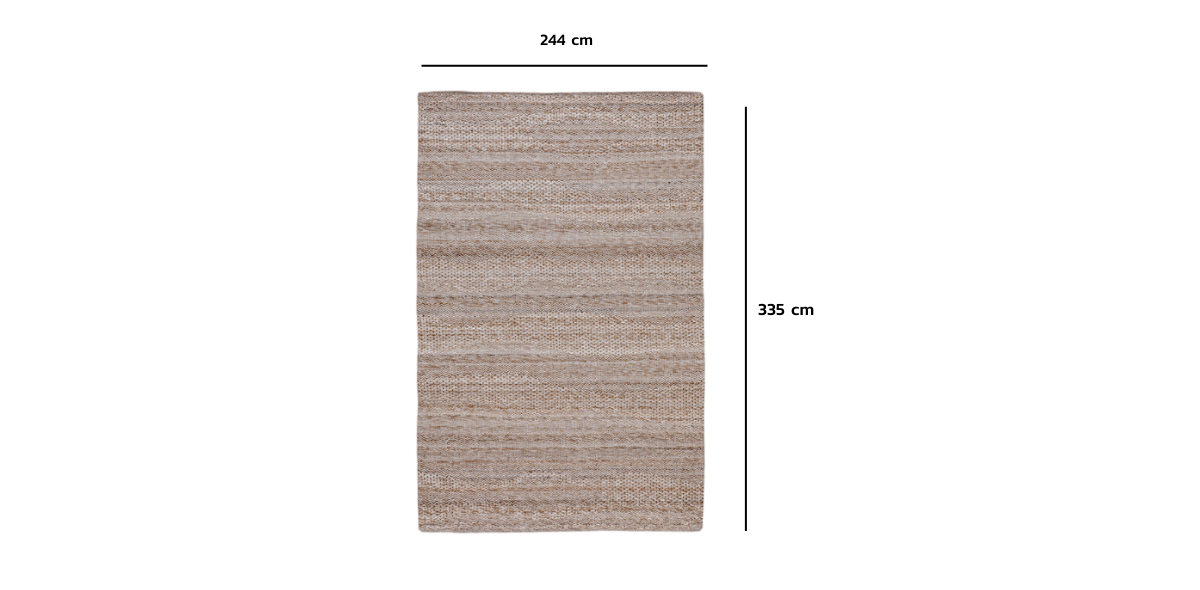 Tapete 244 x 335 cm Bora Beige