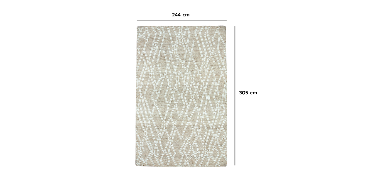 Tapete 244 x 305 cm Yane Beige