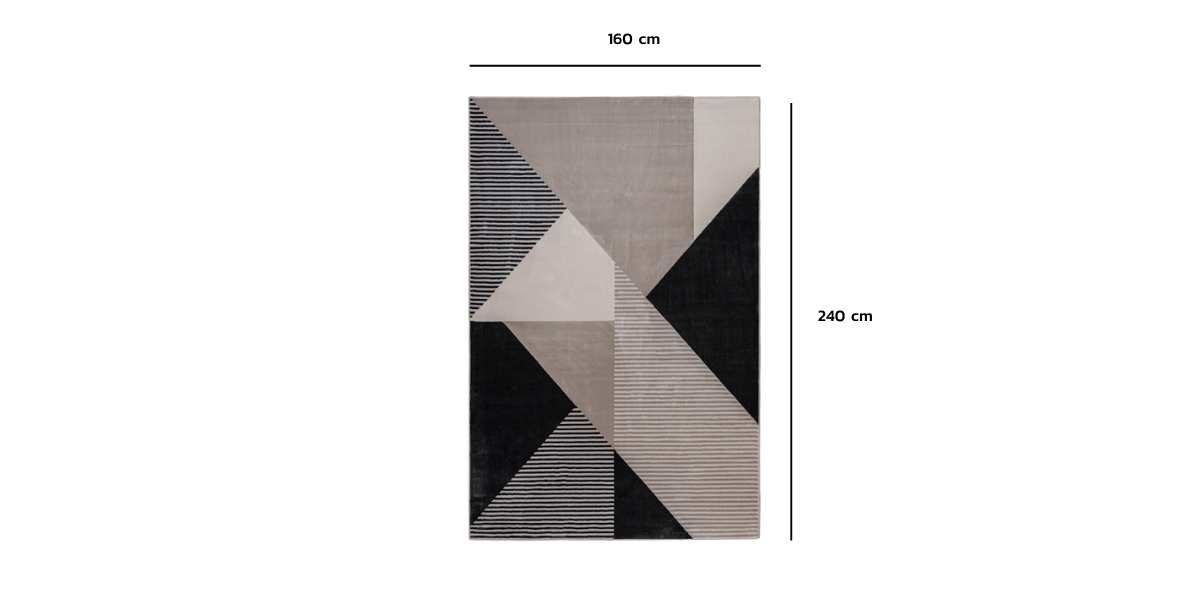 Tapete 160 x 240 cm Atmer Multicolor
