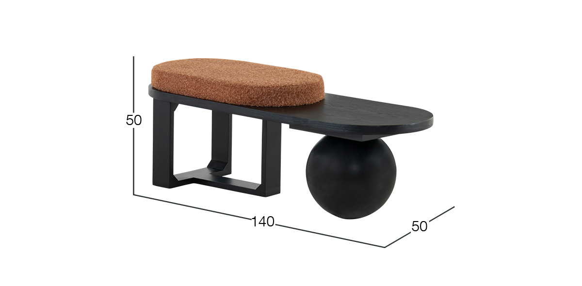 Banca Trapezo Naranja