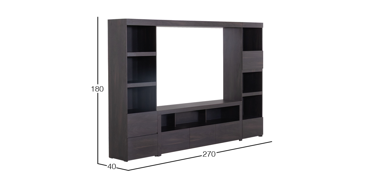 Centro de Entretenimiento Constanza con Libreros