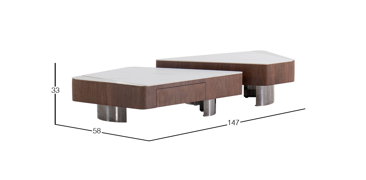 Mesa de Centro Julieta Blanco