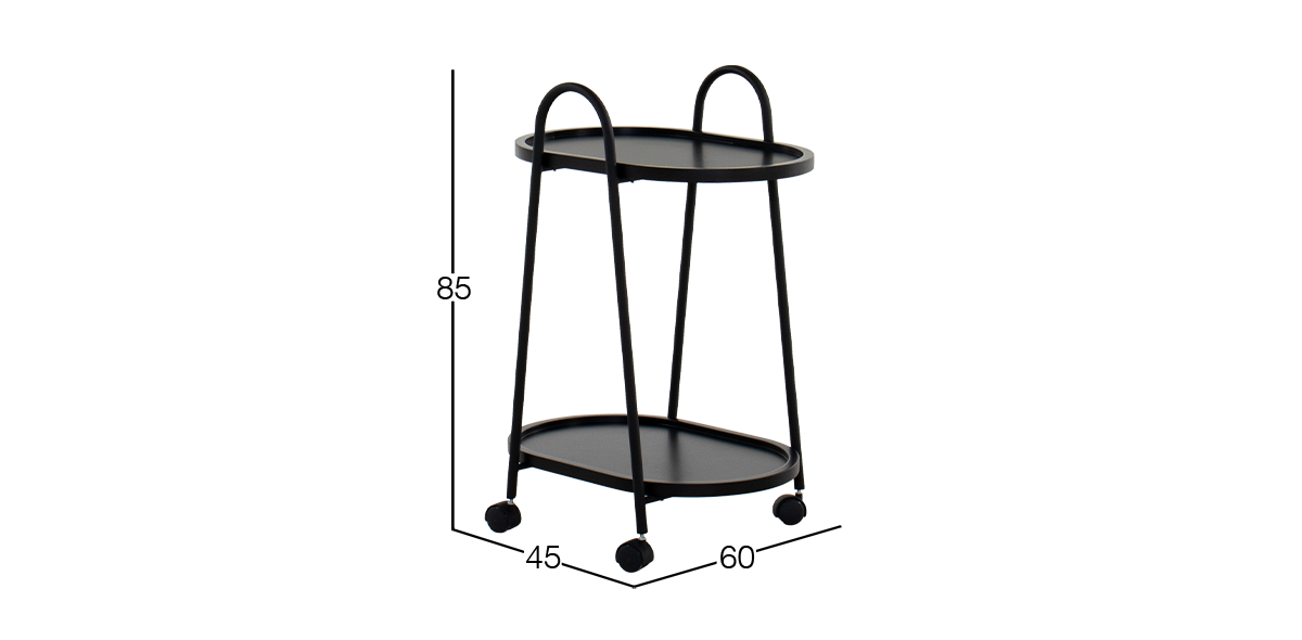 Mesa de Servicio Spritz Negro