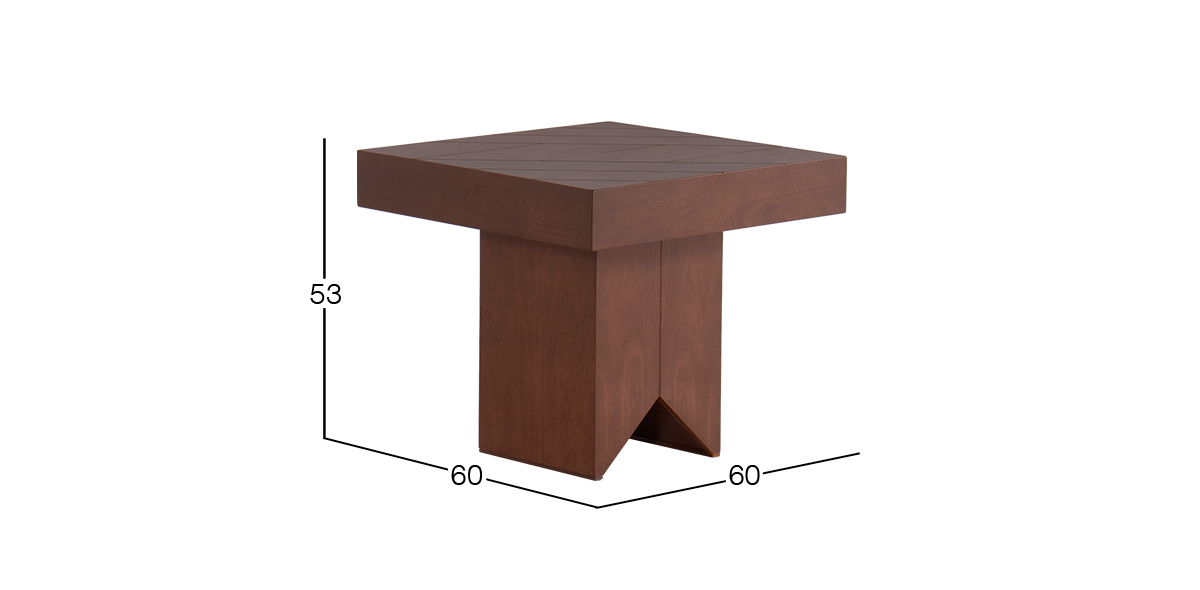 Mesa Lateral Britz Nogal