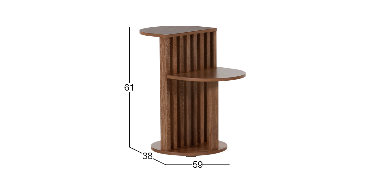 Mesa Lateral 60 cm Portofino Natural