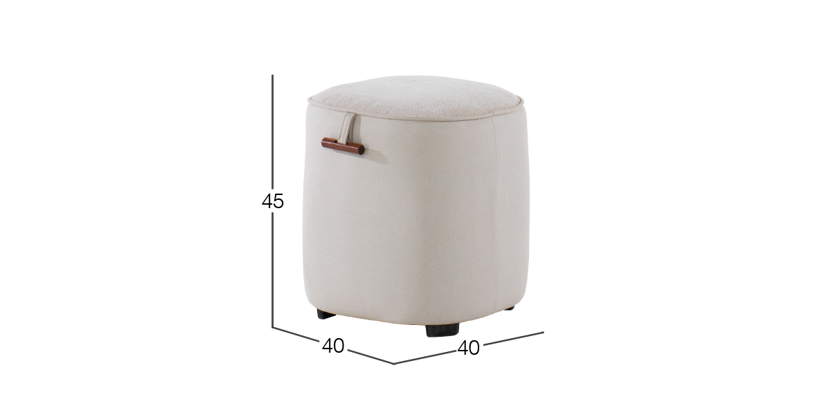 Taburete Silvia Beige