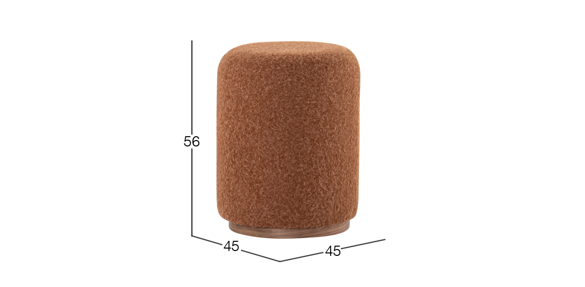 Ottoman Curvatura Naranja