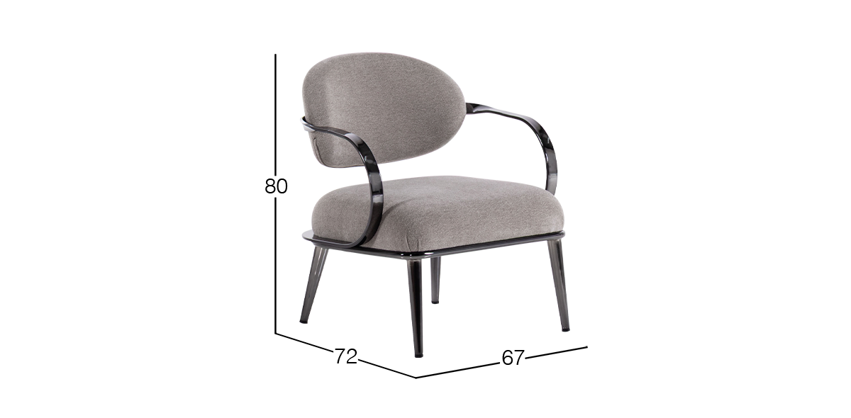 Sillón Ocasional Lacey Negro