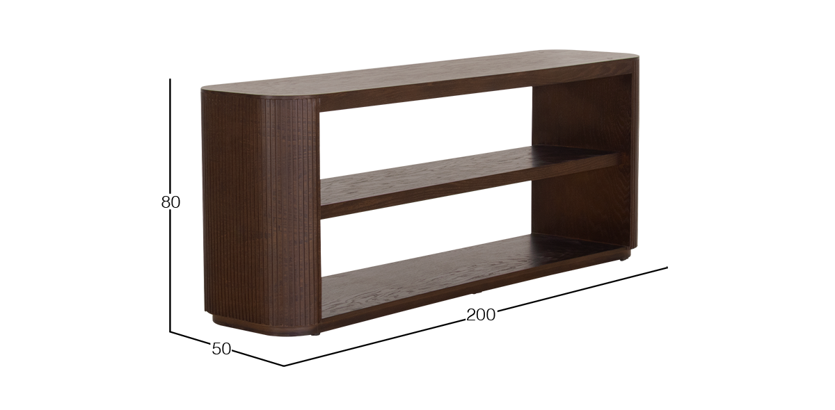 Credenza 200 cm Astor Nogal