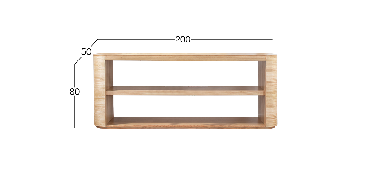 Credenza 200 cm Astor Natural
