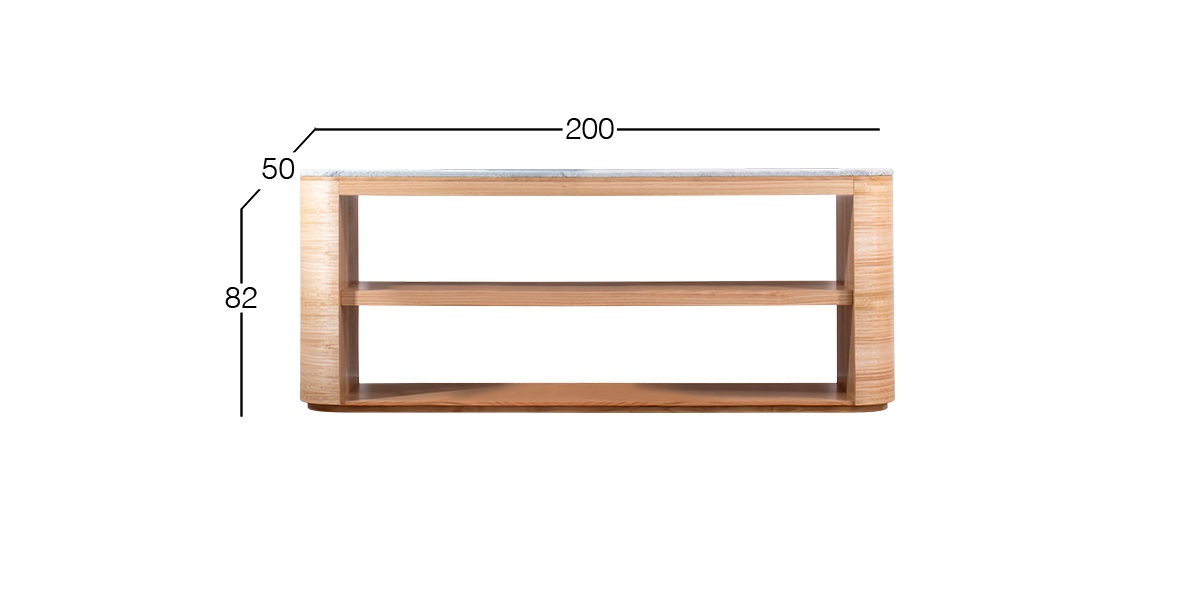Credenza de Granito 200 cm Astor Natural