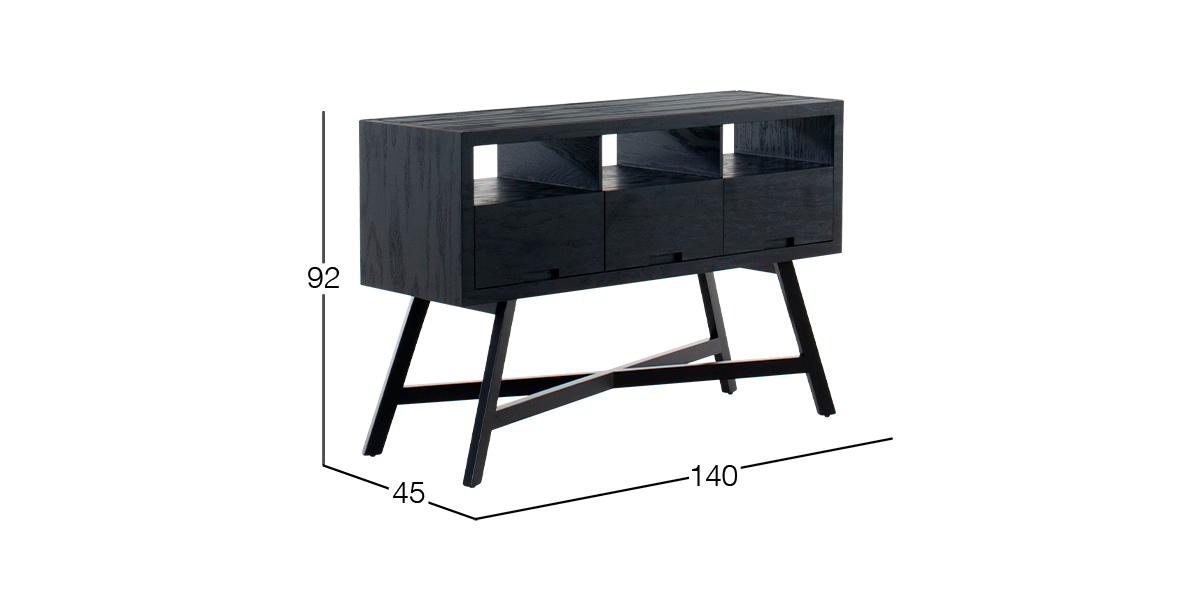 Credenza Granada Negro