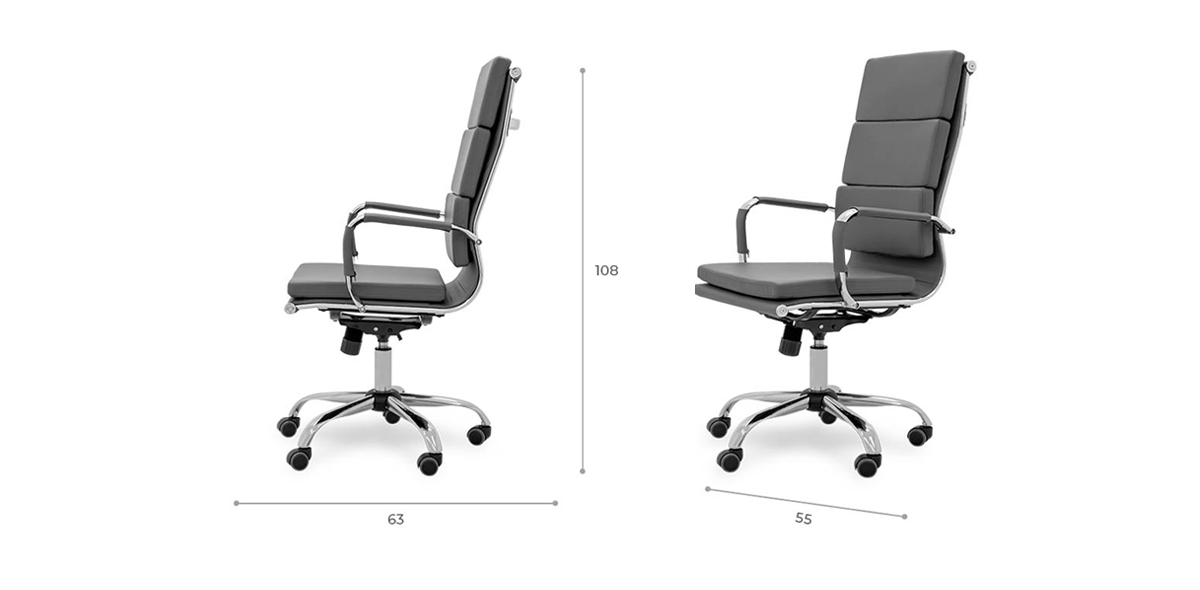 Silla de Oficina Trif Gris