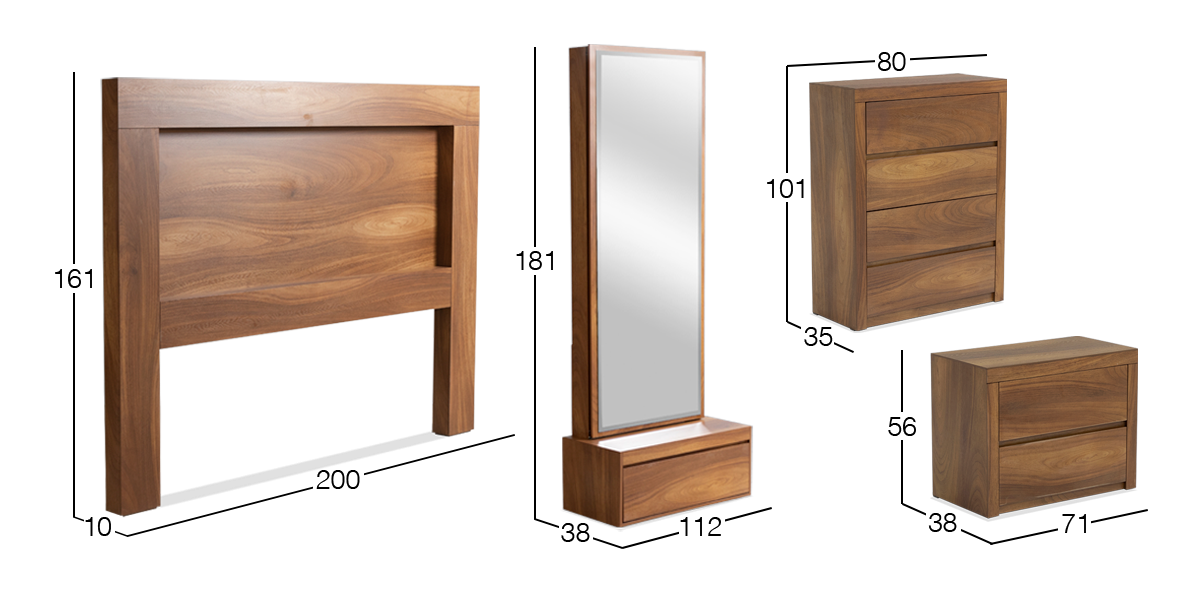 Recámara King Size Constanza Parota