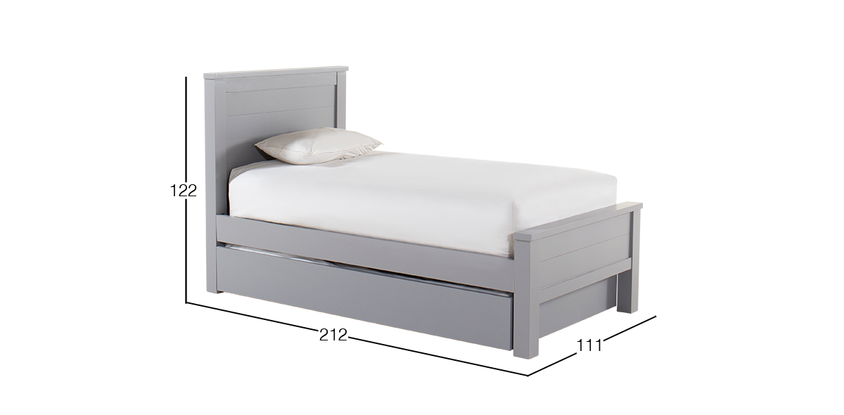 Cama Jackson PL Gris