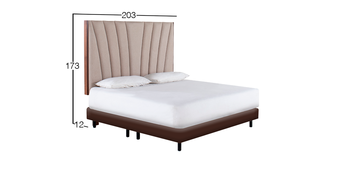 Cabecera King Size Divano Beige