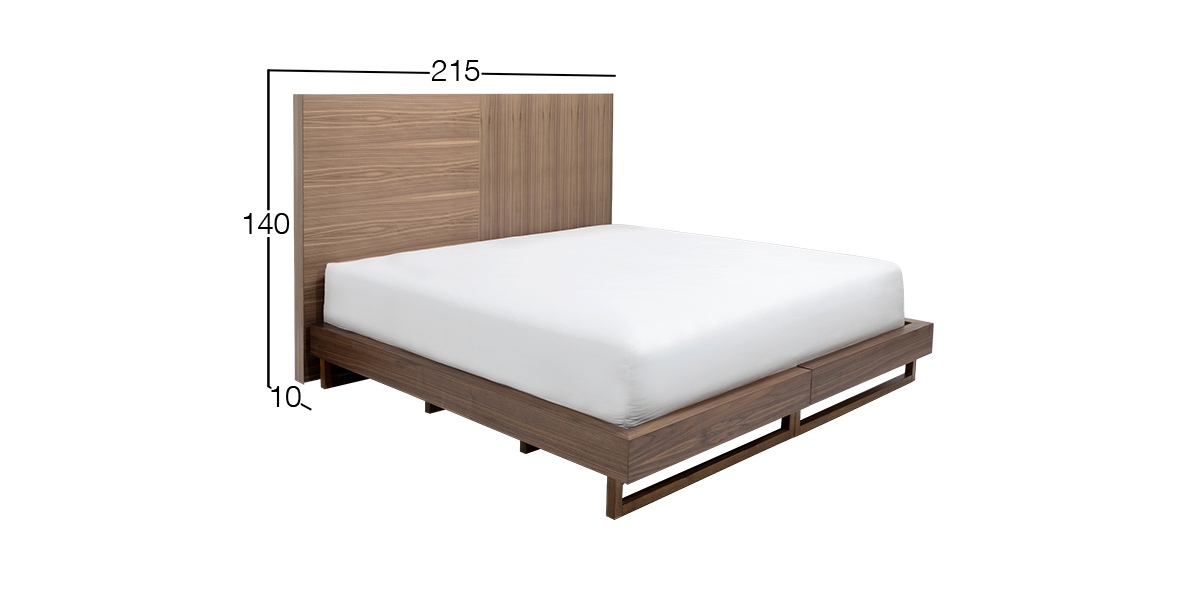 Cabecera King Size Nogal Veliero