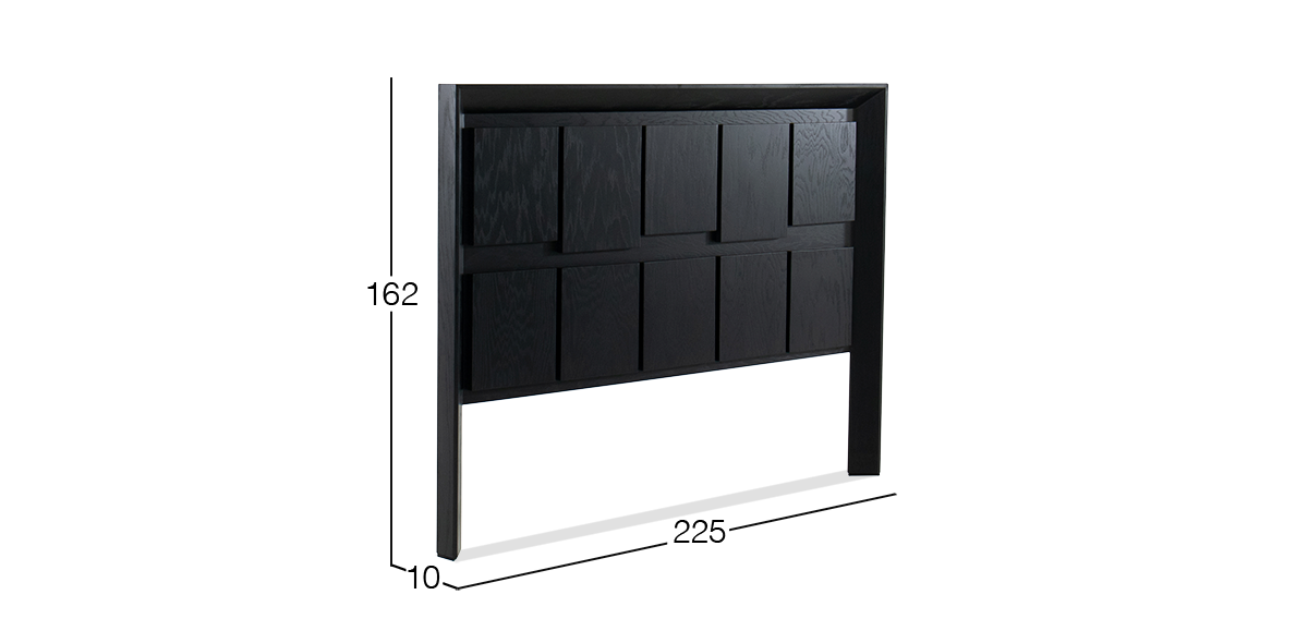 Cabecera King Size Keyser Negro