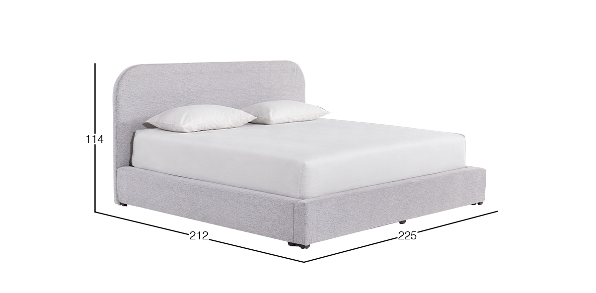 Cama King Size Nature Beige
