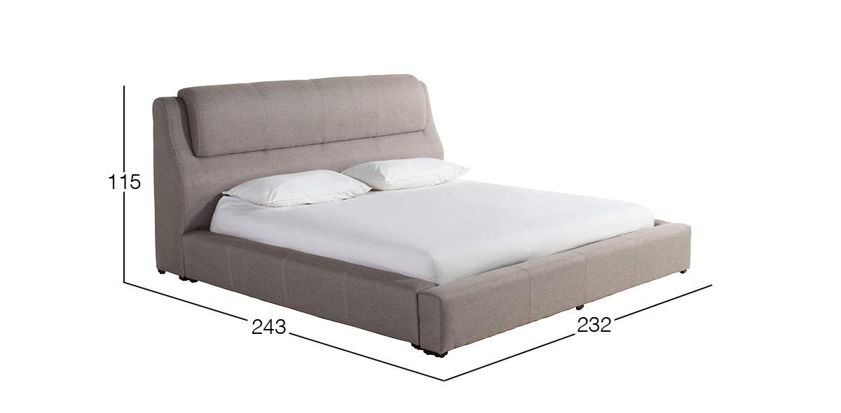 Cama King Size Joyce Café
