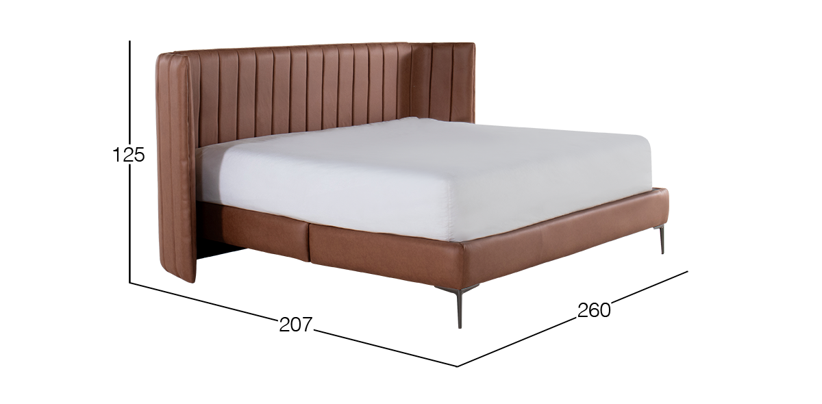 Cama King Size Selina Café