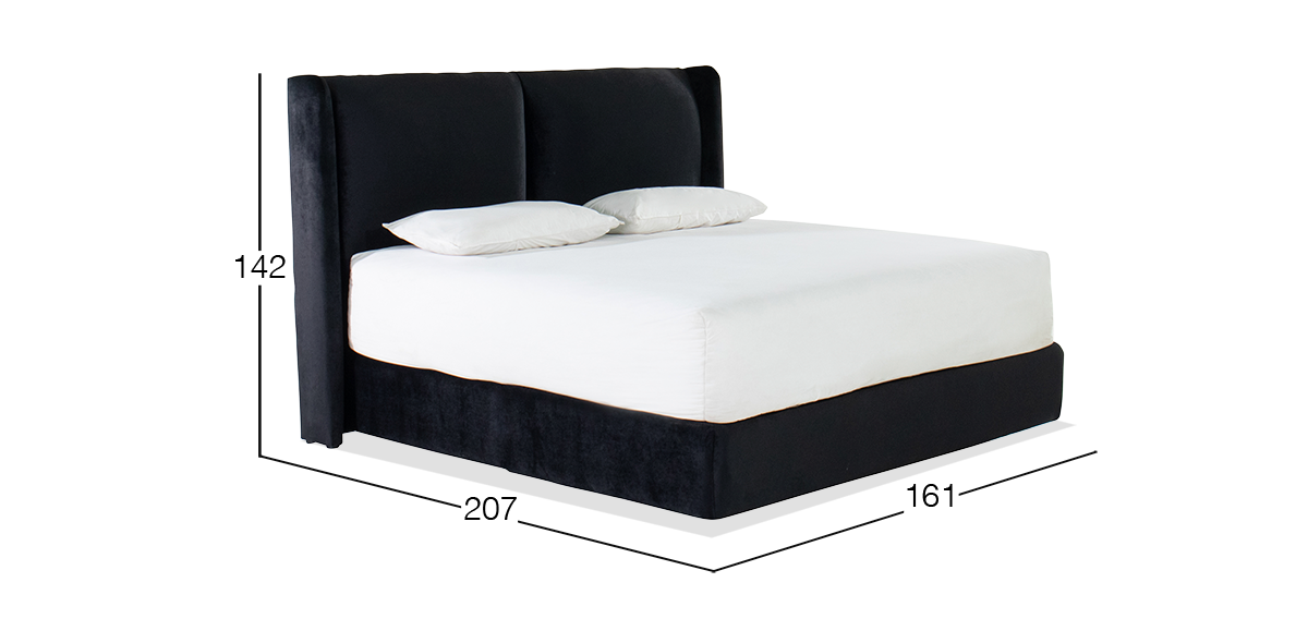 Cama Matrimonial Manec Negro