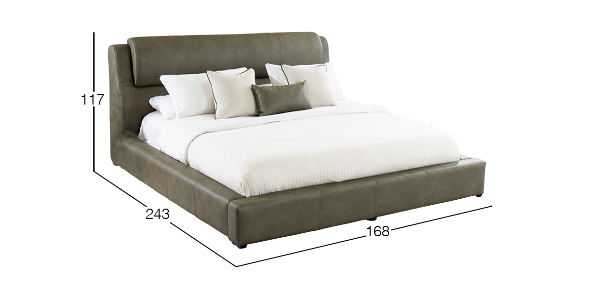 Cama Matrimonial Joyce Verde