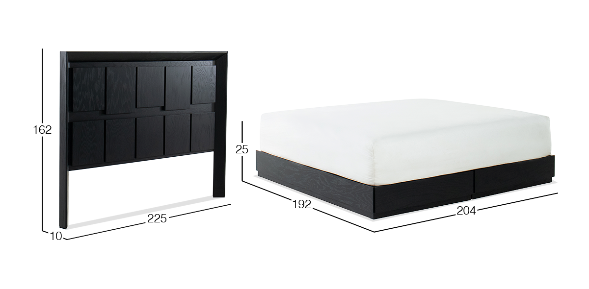 Cama King Size Keyser Negro