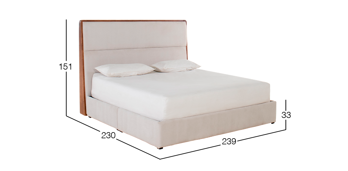 Cama King Size Madeira
