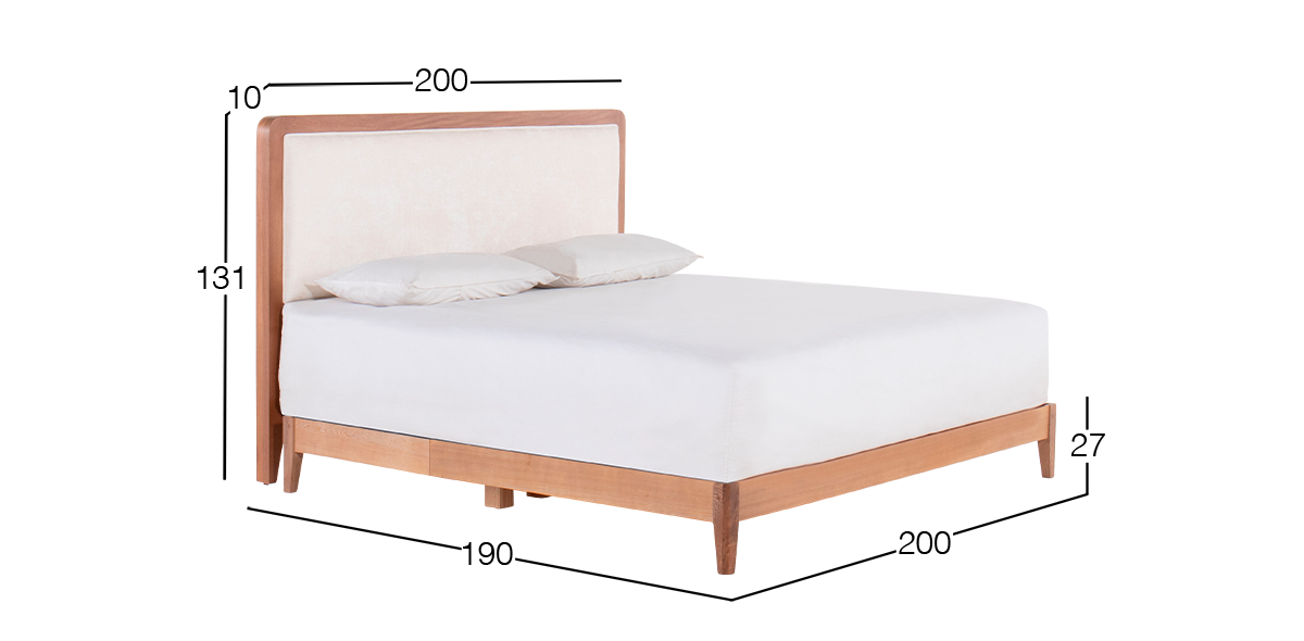 Cama King Size Santorini