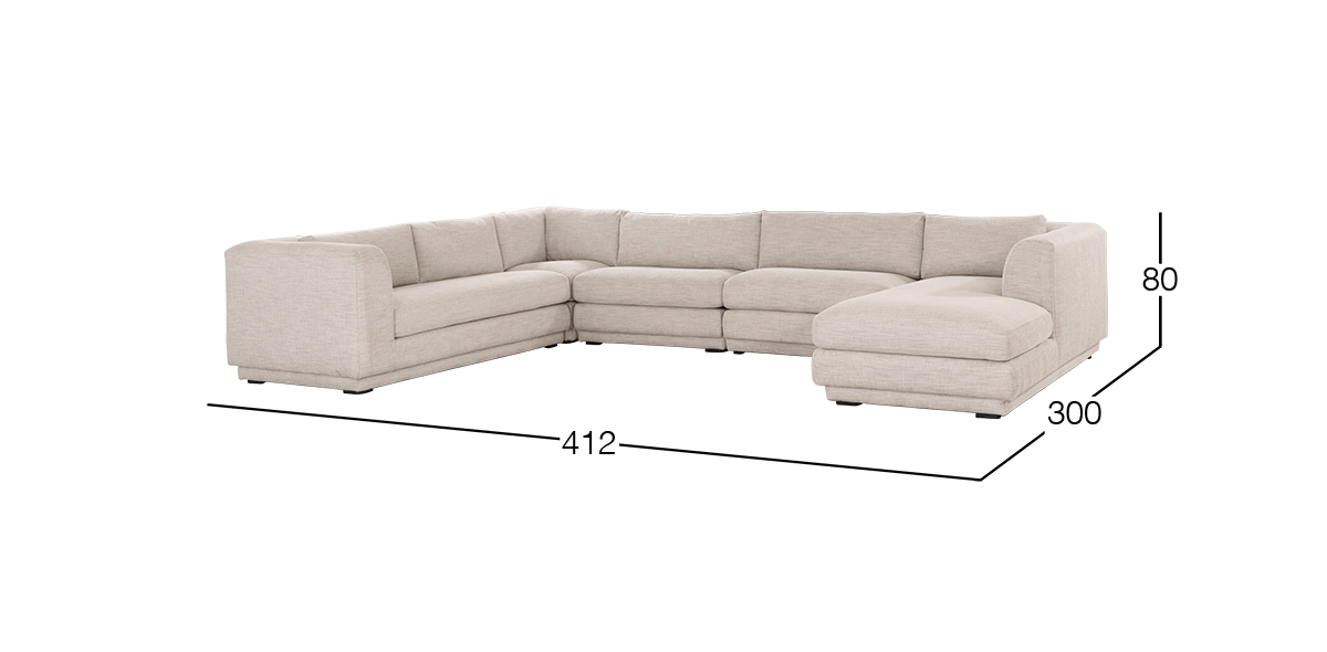 Sala Modular Derecha Dali Beige