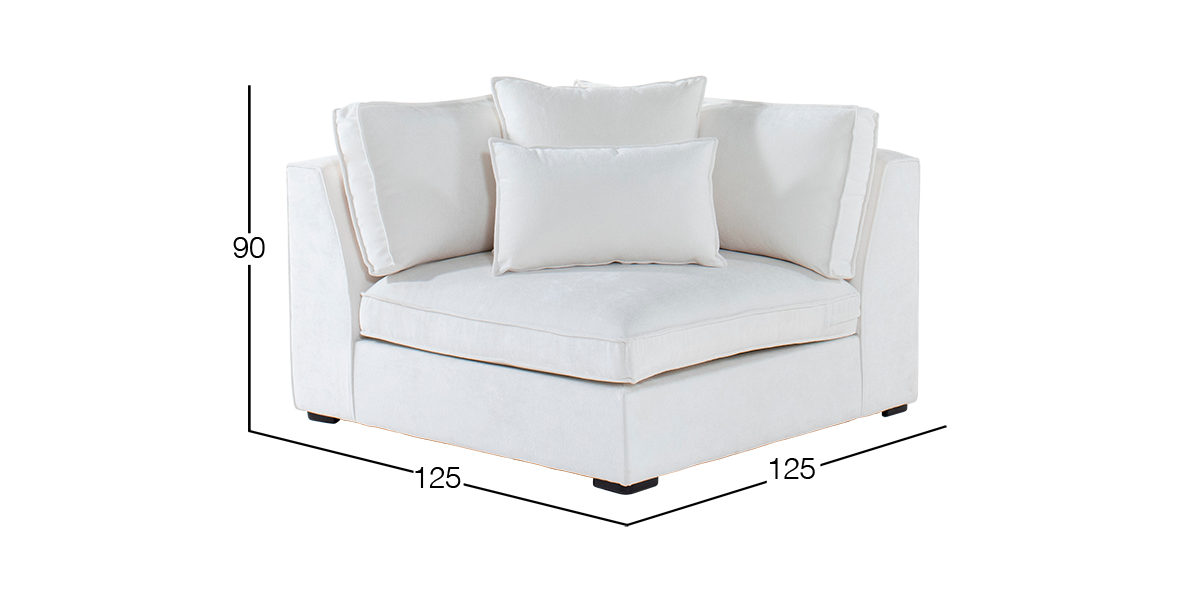 Esquinero Tramontana Blanco