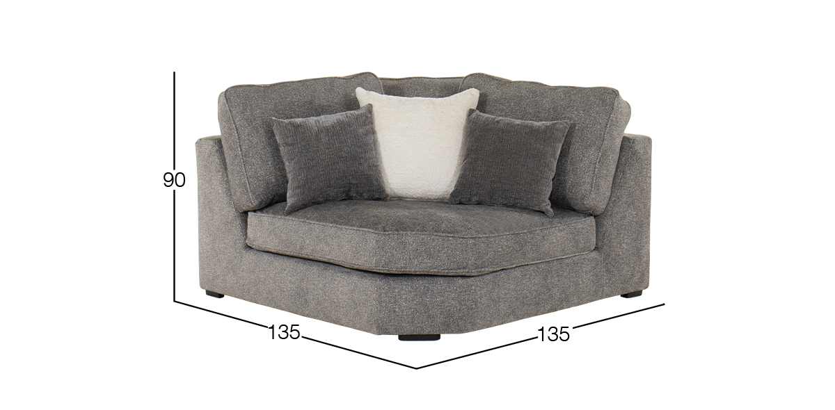 Sillón Esquinero Bogart Café