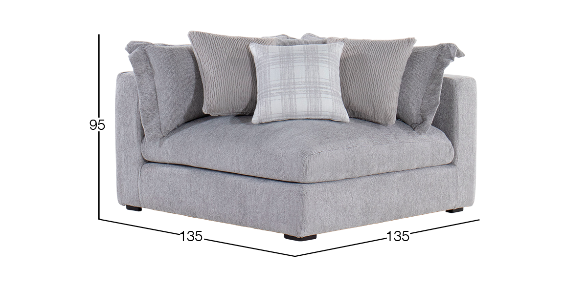 Esquinero Essenza Gris