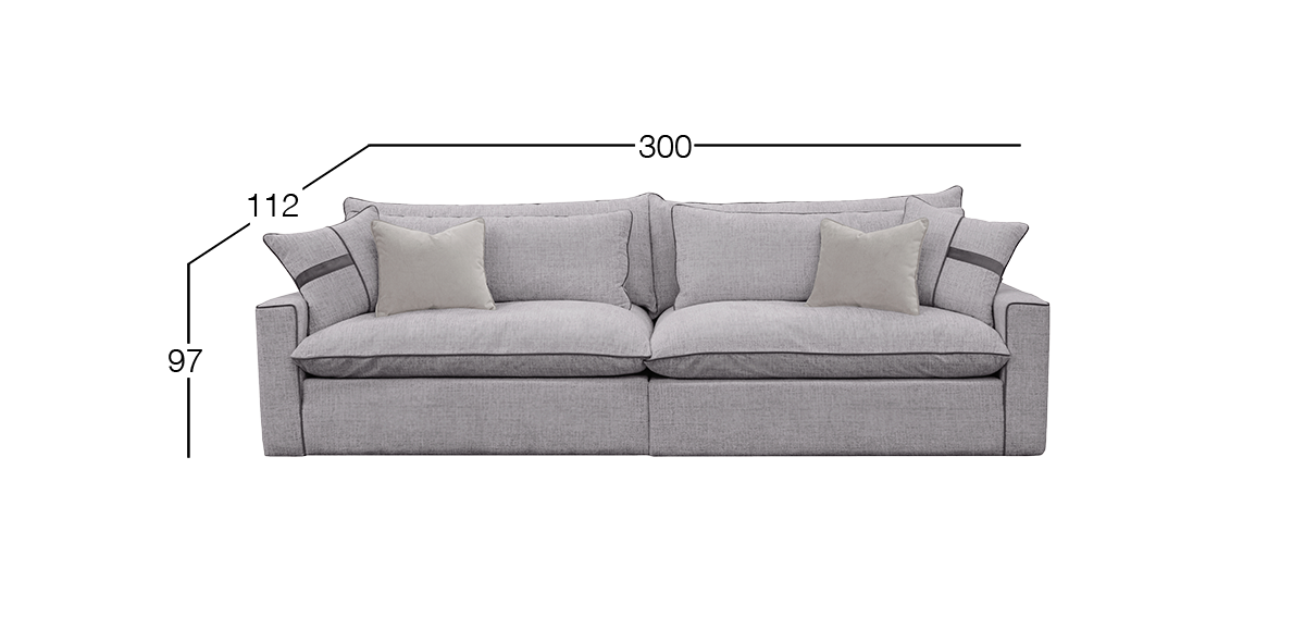 Sofá Kitson Gris
