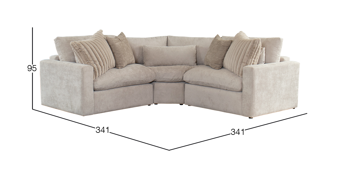 Sala Esquinera Lugano Beige