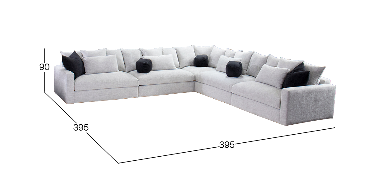 Sala Modular Mistery Blanco 5 piezas