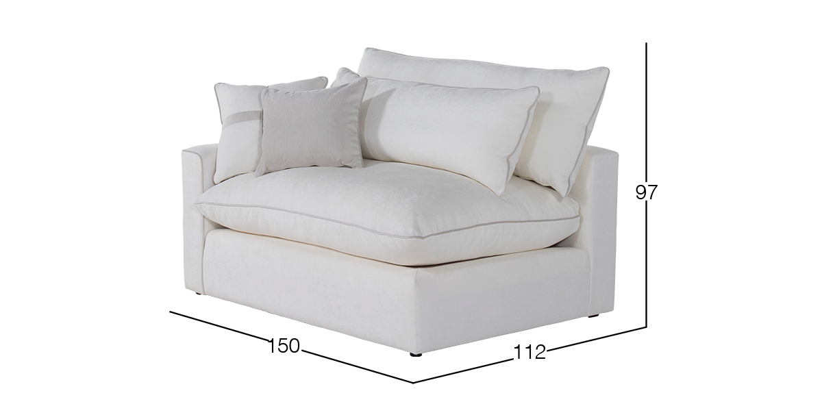 Sillón Izquierdo Kitson Beige