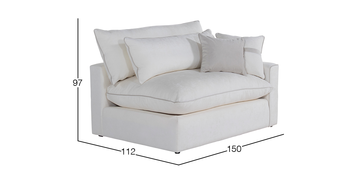 Sillón Derecho Kitson Beige
