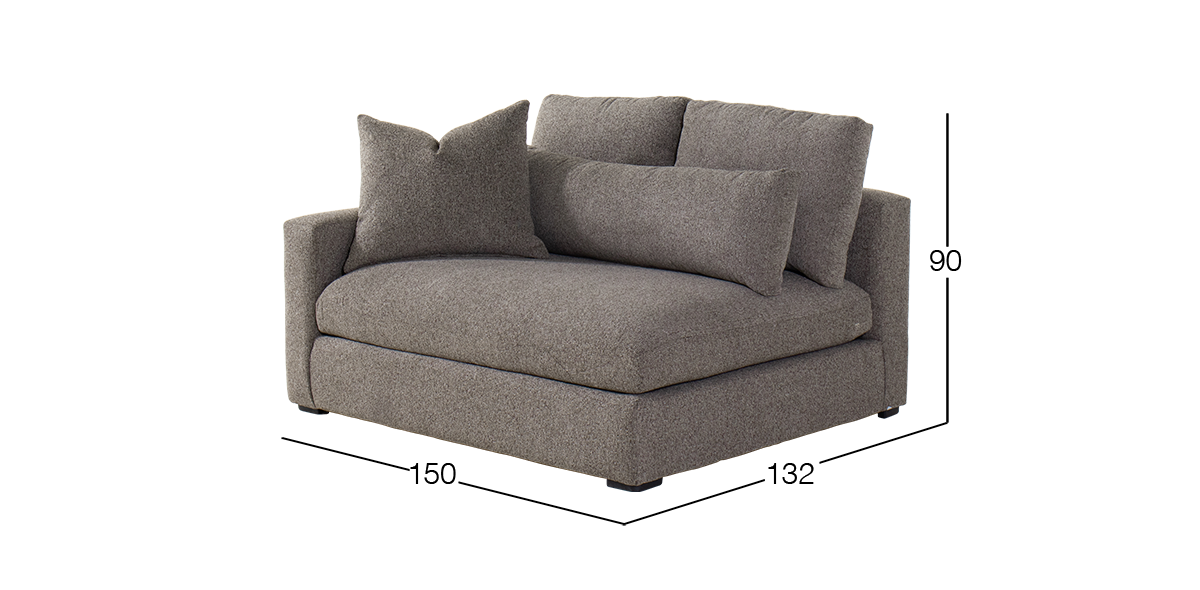 Sillón Izquierdo Alexander Café