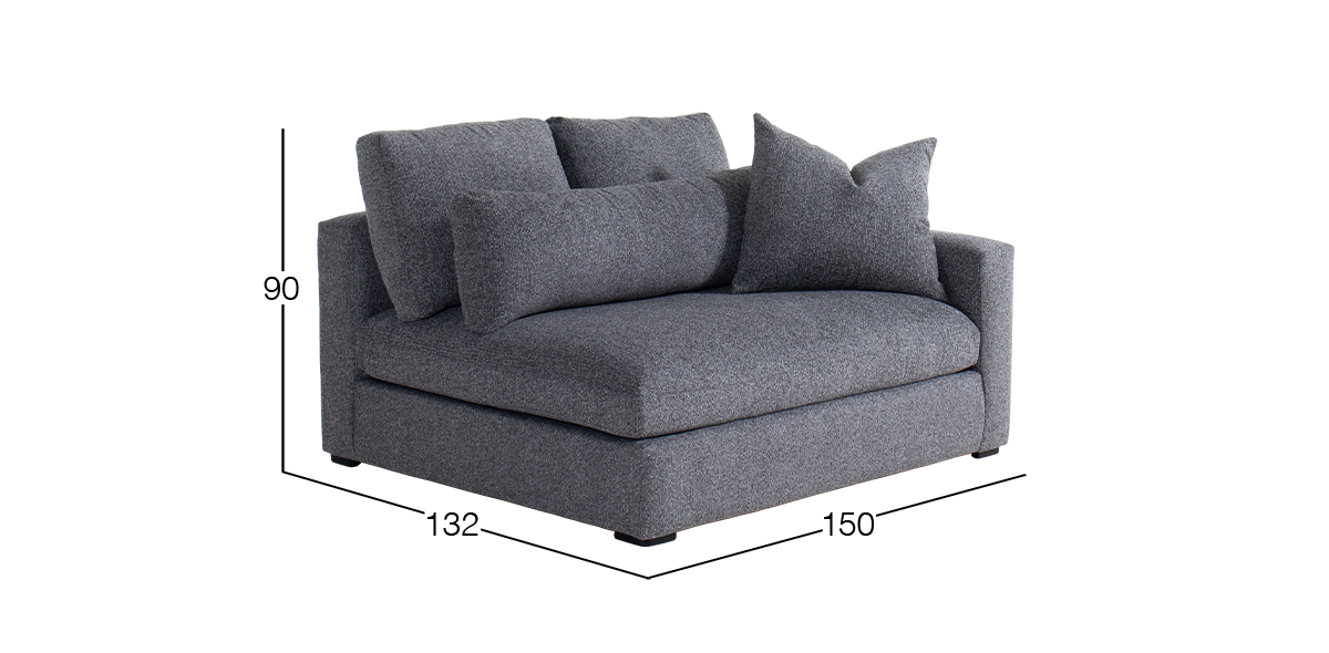 Sillón Derecho Alexander Gris