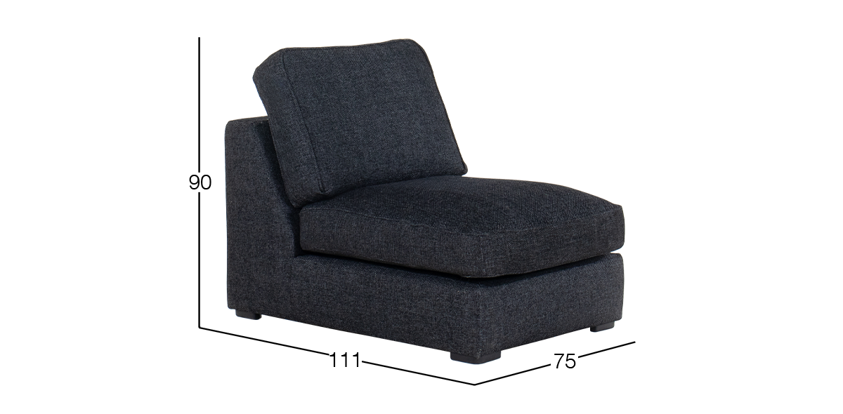 Sillón Bogart Negro